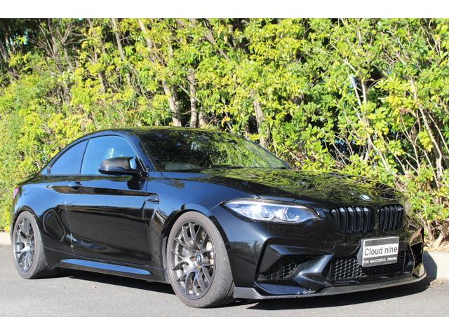 M2 コンペティション H&Rダウンサス 外19インチアルミ 新品カーボンフロントスポイラー カーボンリアスポイラー&リアデフューザー(4枚目)