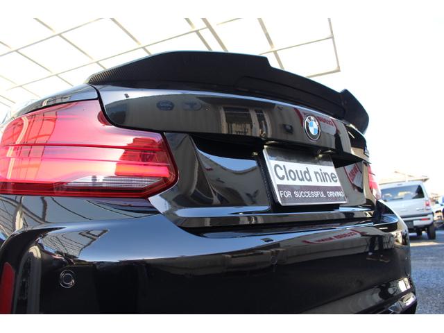 M2 コンペティション H&Rダウンサス 外19インチアルミ 新品カーボンフロントスポイラー カーボンリアスポイラー&リアデフューザー(50枚目)