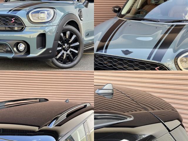 MINI クーパーSD クロスオーバー オール4 ルーフレール シートヒーター リアビューカメラ 純正ナビ パワーバックドア ブラウンレザーシート スマートキー ETC LEDヘッドライト 純正18インチアルミホイール ルーフレール(9枚目)