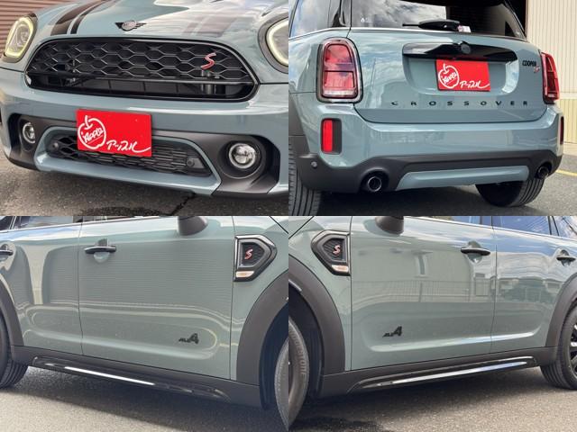 MINI クーパーSD クロスオーバー オール4 ルーフレール シートヒーター リアビューカメラ 純正ナビ パワーバックドア ブラウンレザーシート スマートキー ETC LEDヘッドライト 純正18インチアルミホイール ルーフレール(10枚目)