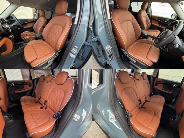 MINI クーパーSD クロスオーバー オール4 ルーフレール シートヒーター リアビューカメラ 純正ナビ パワーバックドア ブラウンレザーシート スマートキー ETC LEDヘッドライト 純正18インチアルミホイール ルーフレール(12枚目)