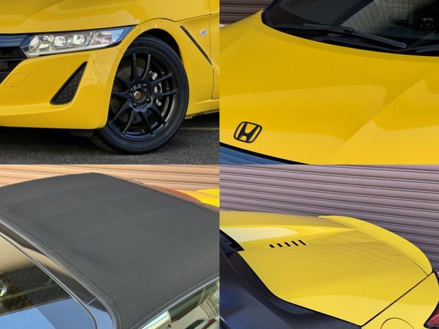 Ｓ６６０ α　アクティブスポイラー　センターディスプレイ　ＨＫＳ車高調　ＷＯＲＫアルミホイール　ＬＥＤヘッドライト　ハーフレザーシート　バックカメラ　クルーズコントロール　ＥＴＣ　ドキュメントパック（9枚目）