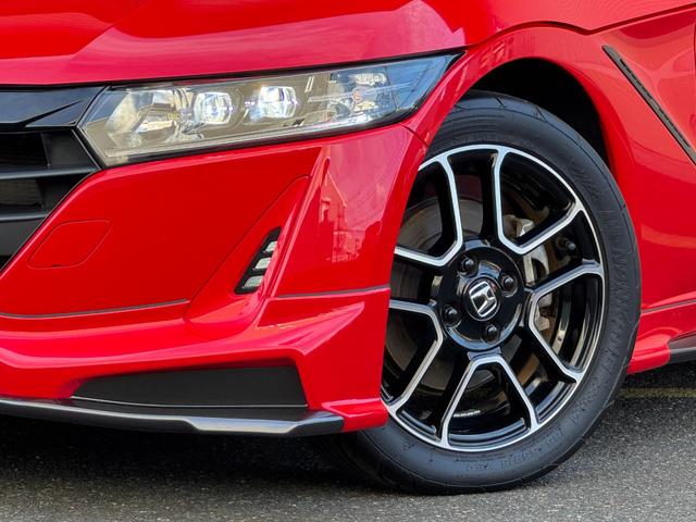 S660 α HKSフラッシュエディター ハイオク仕様 無限フルエアロ・リアウィング・マフラー 社外ハードトップ シルクブレイズブルーミラー 運転席レカロシート 助手席シートヒーター 純正アルミホイール(23枚目)