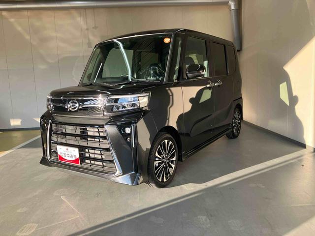 タント カスタムＲＳ／ターボ／両側パワースライドドア／充実装備　ターボ車　ディスプレイオーディオ　バックモニター　プッシュボタンスタート　インパネシフト　キーフリー　電動パーキングブレーキ　シートヒーター　オートエアコン　イージークローザー　スマートアシスト（2枚目）