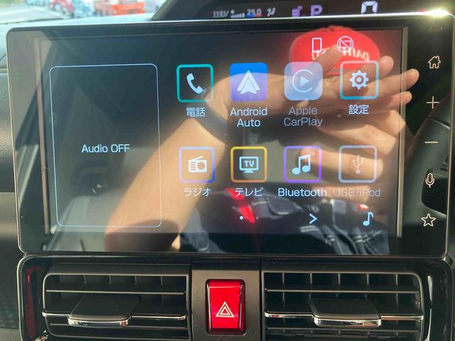 タント カスタムＲＳ／ターボ／両側パワースライドドア／充実装備　ターボ車　ディスプレイオーディオ　バックモニター　プッシュボタンスタート　インパネシフト　キーフリー　電動パーキングブレーキ　シートヒーター　オートエアコン　イージークローザー　スマートアシスト（9枚目）