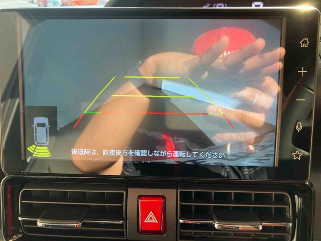 タント カスタムＲＳ／ターボ／両側パワースライドドア／充実装備　ターボ車　ディスプレイオーディオ　バックモニター　プッシュボタンスタート　インパネシフト　キーフリー　電動パーキングブレーキ　シートヒーター　オートエアコン　イージークローザー　スマートアシスト（10枚目）