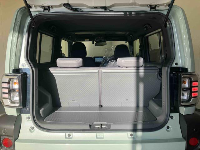 タフト Ｇ　ダーククロムベンチャー／ナビ／バックモニター／ドラレコ　ナビ　バックモニター　ドライブレコーダー　オートエアコン　インパネシフト　電動パーキングブレーキ　シートヒーター　スマートアシスト　ダークシルバー加飾　ダーククロムパーツ　スカイフィールトップ（20枚目）