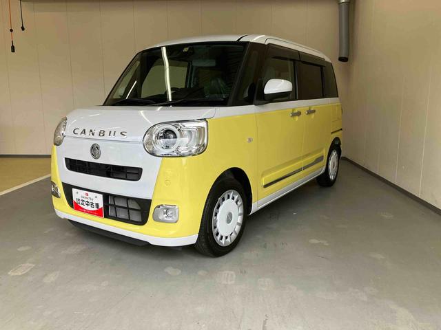 ムーヴキャンバス ストライプスＧターボ／１０インチナビ・ドラレコ前後・ＥＴＣ　ターボ車・純正１０インチナビ・バックモニター・ドライブレコーダー前後・室内カメラ・アダプティブクルーズコントロール装備・シートヒーター左右・両側電動スライドドア・ＥＴＣ・ＴＶコントロール・車検整備付（2枚目）