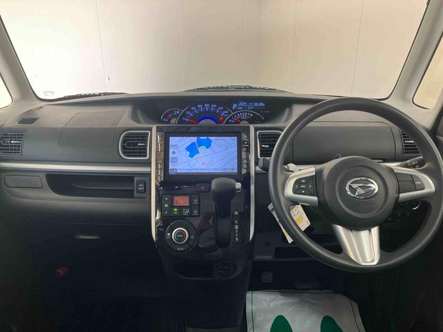 タント カスタムX トップエディションSAIII ナビ バックモニター ドライブレコーダー ETC オートエアコン インパネシフト 足踏み式パーキングブレーキ 左側電動スライドドア キーフリー 運転席シートヒーター ミラクルオープンドア(4枚目)