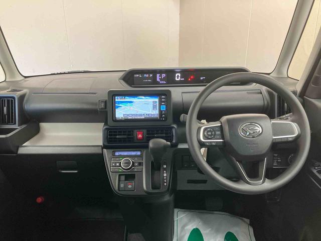 タント X/ナビ/バックモニター/ドラレコ プッシュボタンスタート スマートアシスト ナビ ドラレコ前後 バックモニター 前席シートヒーター 片側パワースライドドア(4枚目)