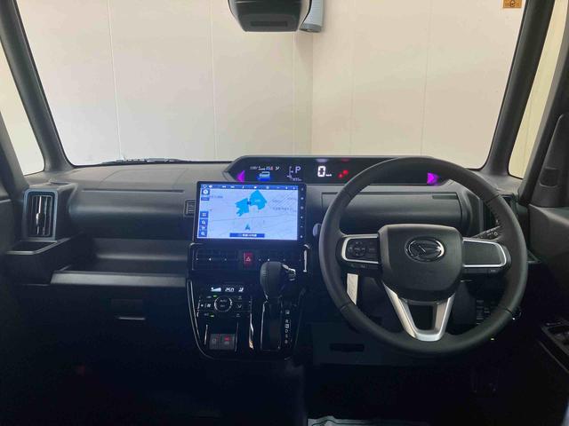 タント カスタムRS/ecoIDLEレス車 10インチ純正ナビ、両側パワースライドドア、バックモニター(4枚目)