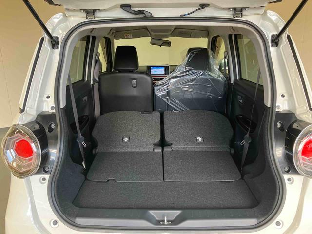 アレンジ可能なラゲージルーム