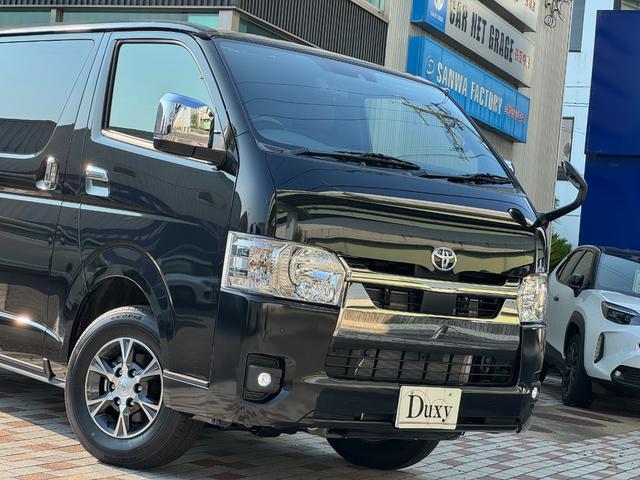 ハイエースバン スーパーＧＬダークプライム２　４ＷＤ　デジタルインナーミラー　ＯＰ１５インチＡＷ　寒冷地仕様　両側パワースライドドア　ハーフレザーシート　ＬＥＤヘッド　ＬＥＤフォグ　ＴＳＳ　クリアランスソナー　純正ホイール　ＡＣ１００Ｖ（66枚目）