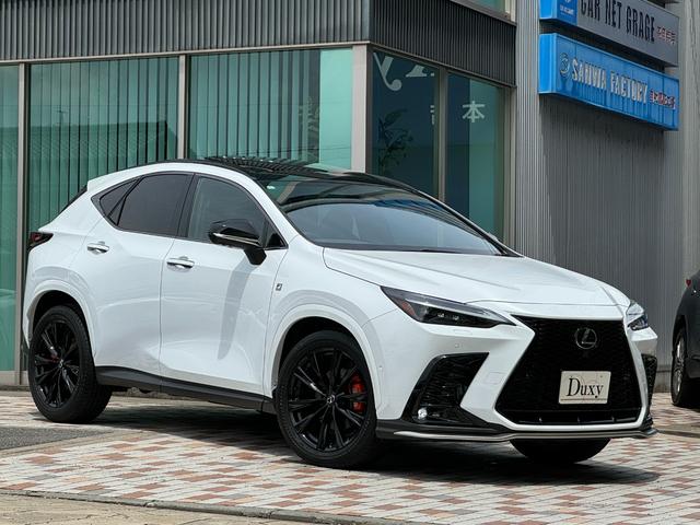 ＮＸ ＮＸ３５０ｈ　Ｆスポーツ　ＴＲＤエアロセット　ＴＲＤスポーツマフラー　パノマミックビューモニター　オレンジキャリパー　デジタルインナーミラー　アドバンスドパーク　ブラウン内装　ＢＳＭ　１４インチディスプレイナビ　４ＷＤ（5枚目）