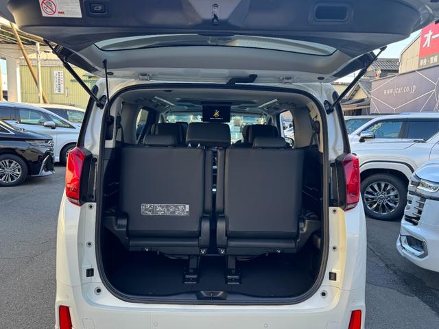 アルファード モデリスタエアロ ツインムーンルーフ ディスプレイオーディオ バックカメラ デジタルインナーミラー 3眼LEDヘッド ETC BSM シートヒーターベンチレーショントヨタセーフティセンス スペアタイヤ(71枚目)