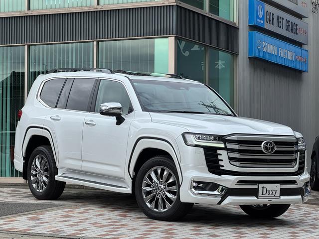 ランドクルーザー ZX モデリスタエアロ リヤエンター JBLサウンド ルーフレール サンルーフ パノラミックビューモニター クールBOX 空気圧センサー ベージュ内装 パワーシート HDMI BSM 寒冷地仕様(5枚目)