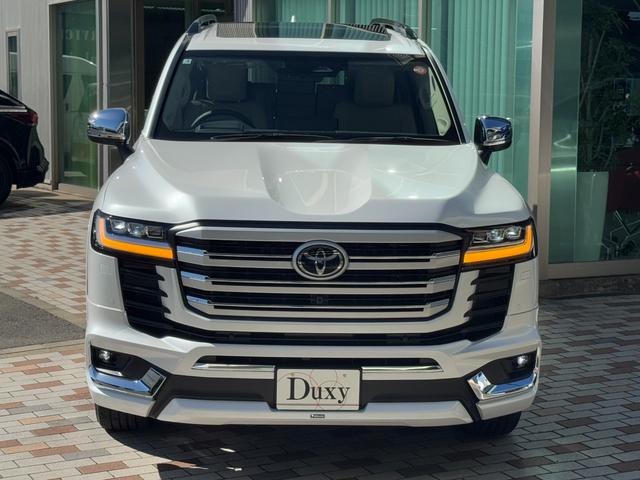 ランドクルーザー ZX モデリスタエアロ リヤエンター JBLサウンド ルーフレール サンルーフ パノラミックビューモニター クールBOX 空気圧センサー ベージュ内装 パワーシート HDMI BSM 寒冷地仕様(17枚目)