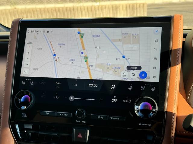 ヴェルファイアハイブリッド Ｚ　プレミア　左右独立ムーンルーフ　ＪＢＬサウンド　　デジタルインナーミラー　１４インチフリップダウンモニター　寒冷地　純正ナビ　パノラミックビュー　ステップ　ブラウン内装　トヨタチームメイト　ＡＣ１００Ｖ　ＨＵＤ（36枚目）