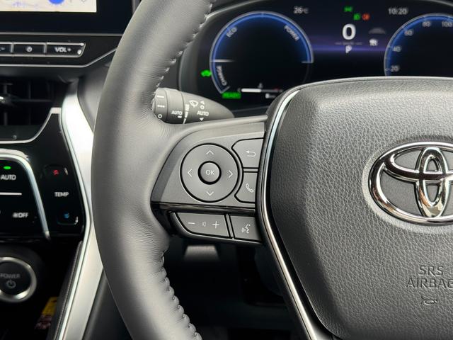 ハリアーハイブリッド Ｚ　レザーパッケージ・ナイトシェード　調光パノラマルーフ　ＪＢＬ　　寒冷地仕様　デジタルインナーミラー　全周囲カメラ　１２．３インチナビゲーション　ヘッドアップカラーディスプレイ　パワーバックドア　ナイトシェード専用１９インチＡＷ（38枚目）