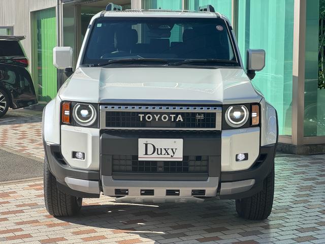 ランドクルーザー２５０ ＶＸ　モデリスタフロントバンパーガード　モデリスタフロントアンダーカバー　モデリスタリヤバンパー　モデリスタオーバーフェンダー　丸目ヘッドライト　寒冷地仕様　トヨタメームメイト　デジタルインナーミラー（14枚目）