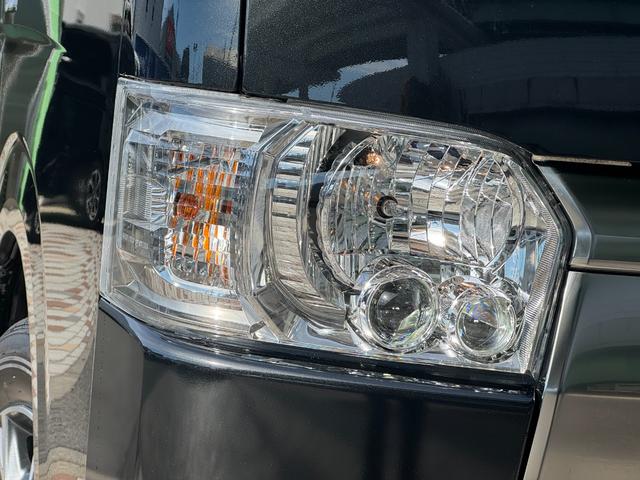 ハイエースバン スーパーGLダークプライムS 4WD デジタルインナーミラー OP15インチAW 寒冷地仕様 両側パワースライドドア 専用ショックアブソーバー ハーフレザーシート LEDヘッド LEDフォグ スカッフプレート AC100V(19枚目)