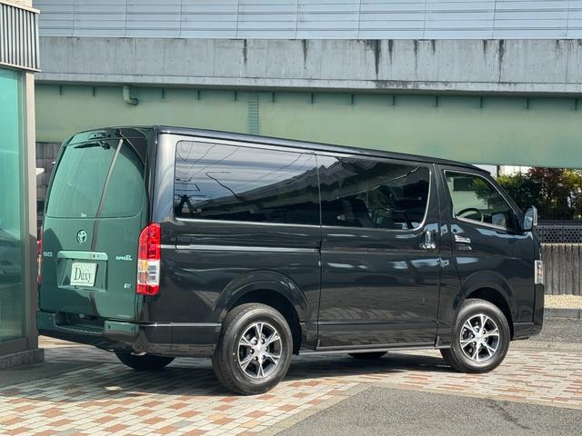 ハイエースバン スーパーGLダークプライムS 4WD デジタルインナーミラー OP15インチAW 寒冷地仕様 両側パワースライドドア 専用ショックアブソーバー ハーフレザーシート LEDヘッド LEDフォグ スカッフプレート AC100V(78枚目)
