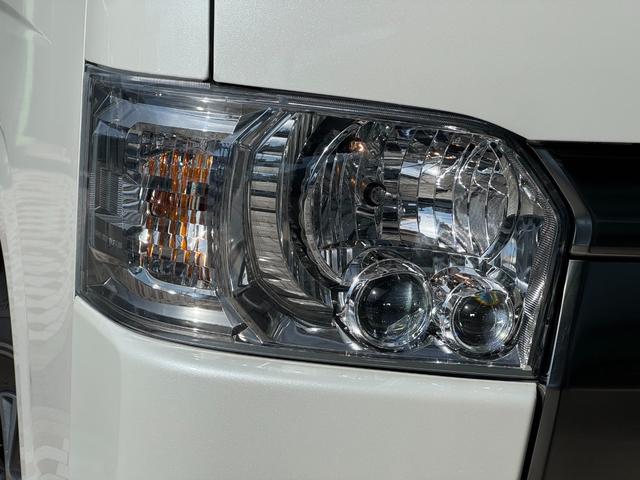 ハイエースバン ロングスーパーGLダークプライムS 4WD デジタルインナーミラー OP15インチAW 寒冷地仕様 両側パワースライドドア 専用ショックアブソーバー ハーフレザーシート LEDヘッド LEDフォグ スカッフプレート AC100V(21枚目)