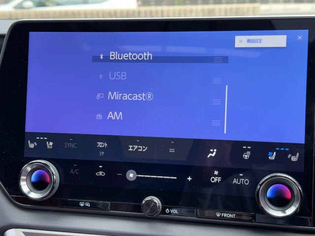 オーディオ選択画面☆ブルートゥース機能やアップルカープレイなど可能です☆
