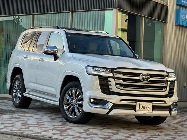 ランドクルーザー ＺＸ　モデリスタエアロ　ＪＢＬサウンド　ブラックルーフレール　サンルーフ　リヤエンター　クールＢＯＸ　空気圧センサー　純正１２．３インチナビ　パノラミックビュー　寒冷地　ＢＳＭ　ＡＣ１００Ｖ　ＨＤＭＩ（5枚目）