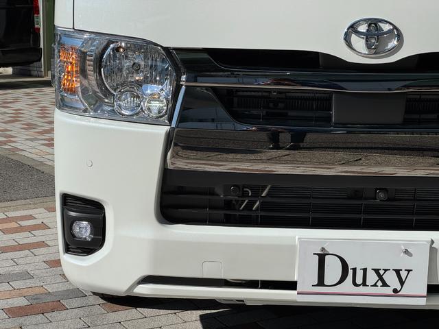 ハイエースバン スーパーGLダークプライムS 両側パワースライドドア スカッフプレート パノラミックビュー 電動ドアミラー ハーフレザーシート LEDヘッドライト LEDフォグランプ トヨタセーフティセンス AC100V プッシュスタート(13枚目)