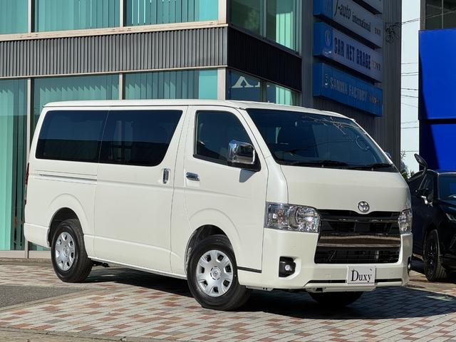 ハイエースバン スーパーGLダークプライムS 両側パワースライドドア スカッフプレート パノラミックビュー 電動ドアミラー ハーフレザーシート LEDヘッドライト LEDフォグランプ トヨタセーフティセンス AC100V プッシュスタート(68枚目)