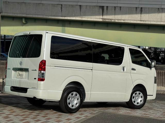 ハイエースバン ロングスーパーＧＬダークプライムＳ　デジタルインナーミラー　ディーゼル　両側パワースライドドア　パノマミックビューモニター　ハーフレザーシート　ＬＥＤヘッドランプ　フォグランプ　ＴＳＳ　クリアランスソナー　　ＡＣ１００Ｖ（23枚目）