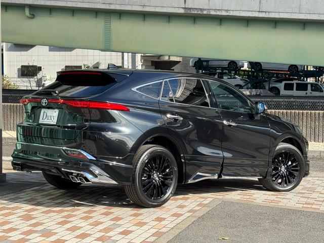 ハリアーハイブリッド Ｚ　レザーパッケージ・ナイトシェード　モデリスタエアロ　調光パノラマルーフ　ＪＢＬ　　寒冷地仕様　デジタルインナーミラー　全周囲カメラ　１２．３インチナビゲーション　ヘッドアップカラーディスプレイ　ナイトシェード専用１９インチＡＷ（23枚目）