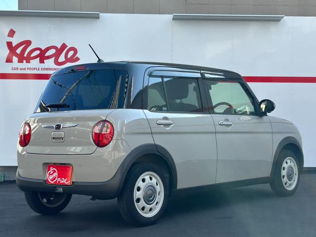 アルトラパンＬＣ Ｘ　アップル１年保証付　ワンオーナー　禁煙車　シートヒーター　純正８インチナビ　フルセグＴＶ　全方位カメラ　ＥＴＣ　ブラウンルーフ　ＬＥＤヘッドライト　スマートキー　車検Ｒ９年９月まで　ハーフレザー（4枚目）