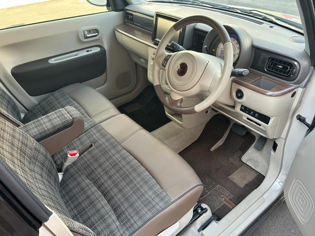 アルトラパンＬＣ Ｘ　アップル１年保証付　ワンオーナー　禁煙車　シートヒーター　純正８インチナビ　フルセグＴＶ　全方位カメラ　ＥＴＣ　ブラウンルーフ　ＬＥＤヘッドライト　スマートキー　車検Ｒ９年９月まで　ハーフレザー（10枚目）