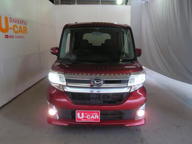 タント カスタムＲＳ　ＳＡ　　両側パワースライドドア　１年間無料保証　電動格納式ミラー　衝突回避ブレーキ　１オーナー　記録簿付き　ＴＶ　　Ａライト　７型ＨＤＤナビ　ＬＥＤライト　ターボエンジン　キーフリー　アルミホイール　ＡＢＳ　オートエアコン　パワーウィンドウ（4枚目）