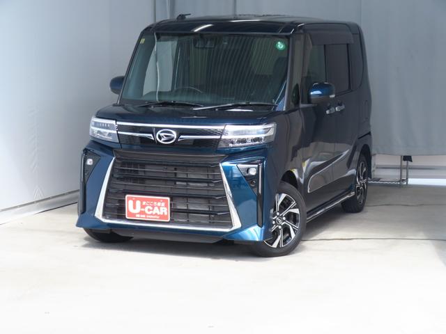 タント カスタムＸ　　　　純正７型ナビ　バックカメラ　１年間無料保証　衝突軽減ブレーキ　コーナーセンサー　Ｂｌｕｅｔｏｏｔｈ　アイドリングストップ　地デジ　盗難警報装置　ＥＴＣ　ワンオーナー　電動パーキングブレーキ　運転席・助手席シートヒーター　前後ドラレコ　キーフリー（2枚目）