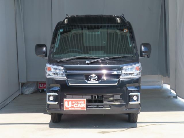 ハイゼットトラック ジャンボエクストラ　　　　　　４ＷＤ　ＣＶＴ　１年間無料保証　アイドリングストップ　記録簿　ワンオナ　ＬＥＤライト　キーフリー　オートライト　デフロック　荷台作業照明　ゲートチェーン　あゆみ板掛け　マニュアルエアコン　パワーウィンドウ　コーナーセンサー（3枚目）