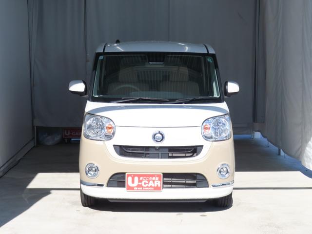 ムーヴキャンバス XメイクアップリミテッドSAIII 7型ナビ 1年間無料保証 ワンセグ Bt対応 プッシュスタート オートハイビーム アイスト ベンチシート 衝突安全ボディ Wエアバック ABS パノラマカメラ 両側パワースライドドア オートエアコン キーフリー 電動格納ミラー(3枚目)