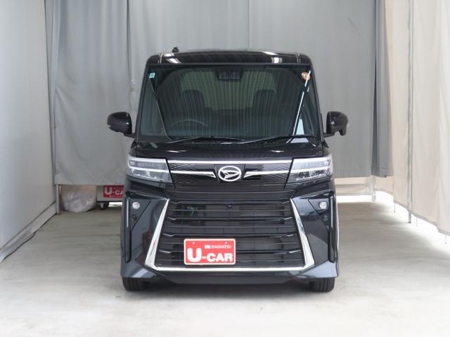 タント カスタムＲＳ　　運転席・助手席シートヒーター　１年間無料保証　両側パワスライドドア　レーンキープＡ　ＩＳＴＯＰ　元試乗車　ＬＥＤライト　１オーナー　オートライト　キーフリー　ＡＢＳ　電動パーキングブレーキ　パノラマカメラ　オートエアコン　コーナーセンサー（3枚目）