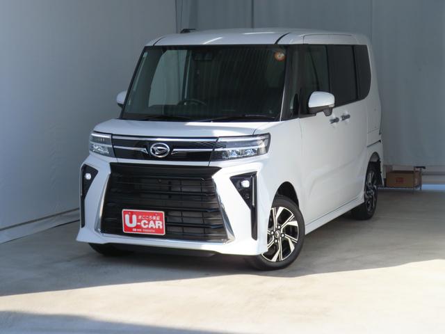 タント カスタムX  4WD CVT オートエアコン 1年間無料保証 ワンオーナー車 両側電動パワースライドドア 電動格納ドアミラー Sヒーター 車線逸脱警報 キーフリー ベンチシ-ト オートライト 記録簿 電動パーキングブレーキ パノラマカメラ コーナーセンサー(2枚目)