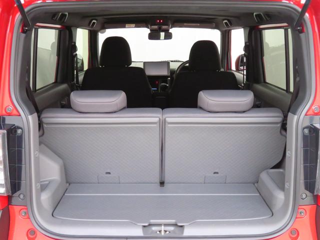 ４人乗車時のラゲッジルームです。