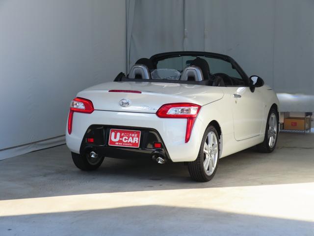 コペン ローブ 運転席・助手席シートヒーター 1年間無料保証 1オーナ 助手席エアバッグ ターボ車 キーフリー アルミ 運転席エアバック LED ABS 衝突安全ボディ オートライト 元試乗車 記録簿有 オートエアコン パワーウィンドウ アイドリングストップ(4枚目)