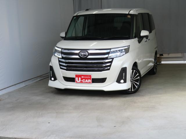 トール カスタムGターボ 9型ディスプレイオーディオ 1年間無料保証 両側パワスラドア アダプティブクルーズ 衝突回避支援ブレーキ LEDライト I-STOP USB 電動格納ミラー ブルートゥース TV キーフリー ワンオーナー パノラマカメラ 電動パーキングブレーキ(2枚目)