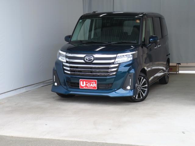 トール カスタムGターボ 9型ディスプレイオーディオ 1年間無料保証 両側パワスラドア アダプティブクルーズ 衝突回避支援ブレーキ LEDライト I-STOP バックカメラ USB 電動格納ミラー ブルートゥース TV キーフリー ワンオーナー 電動パーキングブレーキ(2枚目)