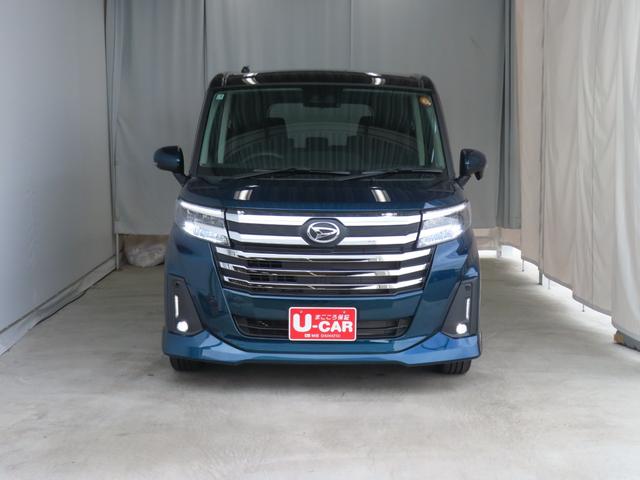 トール カスタムGターボ 9型ディスプレイオーディオ 1年間無料保証 両側パワスラドア アダプティブクルーズ 衝突回避支援ブレーキ LEDライト I-STOP バックカメラ USB 電動格納ミラー ブルートゥース TV キーフリー ワンオーナー 電動パーキングブレーキ(3枚目)