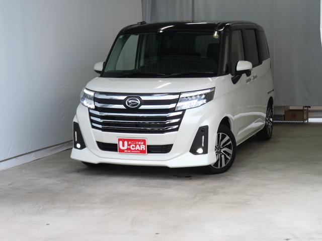 トール カスタムG 9型ディスプレイオーディオ 1年間無料保証 LEDライト ブルートゥース Iストップ 電格ミラー ウォークスルー 地デジ バックカメラ ワンオーナー USB キーフリー 電動パーキングブレーキ 両側パワースライドドア コーナーセンサー(2枚目)