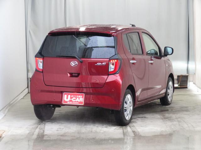 ミライース X SAIII マニュアルエアコン 1年間無料保証 盗難防止アラーム 試乗車UP 衝突回避支援ブレーキ 電格ミラー レーンキープアシスト パワーウィンドウ 運転席助手席エアバック 点検記録簿付 1オーナー LEDライト キーレスキー コーナーセンサー(4枚目)