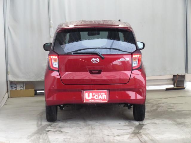 ミライース X SAIII マニュアルエアコン 1年間無料保証 盗難防止アラーム 試乗車UP 衝突回避支援ブレーキ 電格ミラー レーンキープアシスト パワーウィンドウ 運転席助手席エアバック 点検記録簿付 1オーナー LEDライト キーレスキー コーナーセンサー(5枚目)