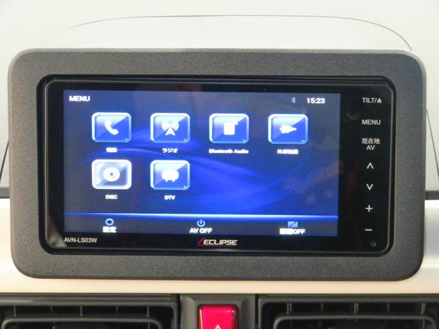 ムーヴキャンバス ストライプスＧ　　　７型ナビ　パノラマカメラ　１年間無料保証　ＢＬＵＥＴＯＯＴＨ　レンタカーアップ　コーナーセンサー　アイドルストップ　ＥＴＣ　ＵＳＢポート　ドライブレコーダー　運転席・助手席シートヒーター　地デジ　電動パーキングブレーキ　両側パワースライドドア（7枚目）